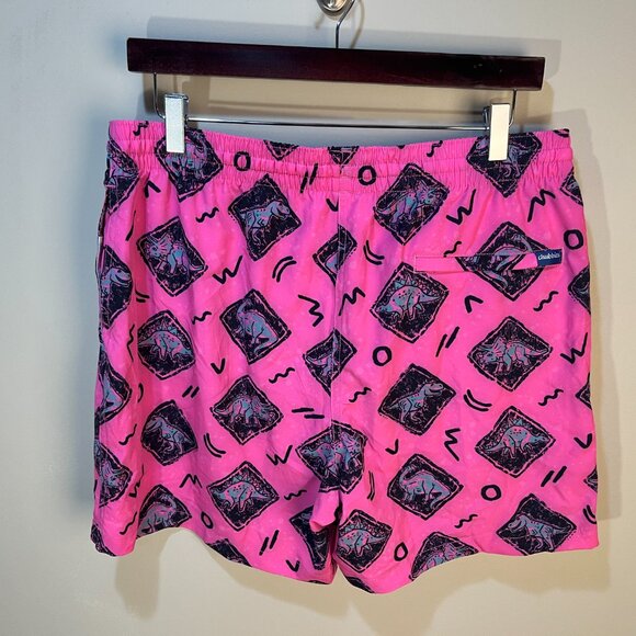 NWT Chubbies Men's pink alligators Swim Trunks XL 5.5" inseam shorts NEW - Picture 5 of 7